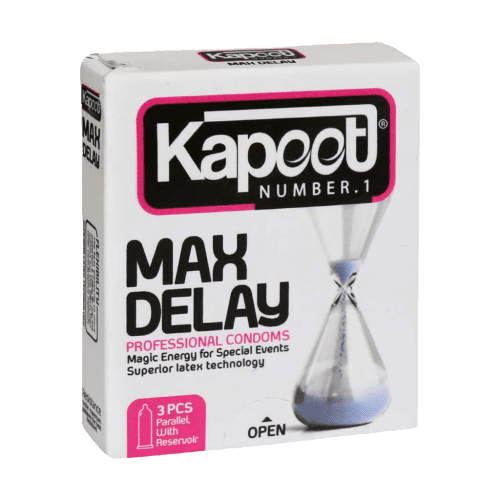کاندوم تاخیری مضاعف کاپوت مدل Max Delay