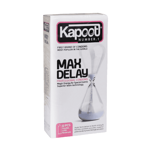 کاندوم تاخیری مضاعف کاپوت مدل Max Delay12