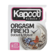 Kapoot Orgasm Fire X3 Condoms 3 Pcs